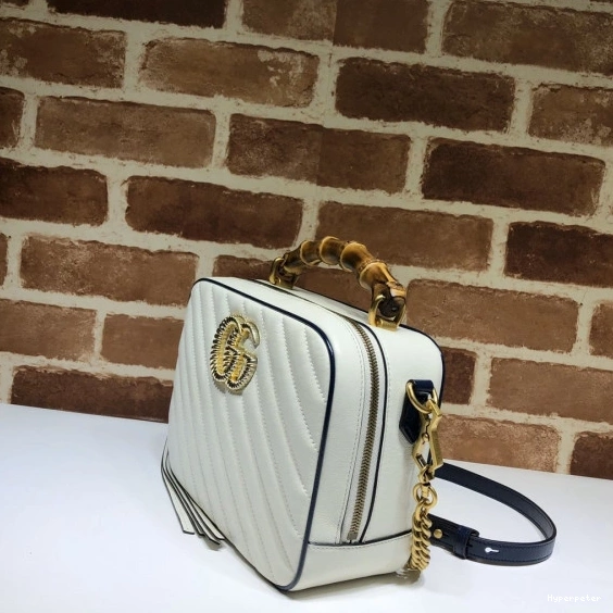 Hyperpeter bamboo with small shoulder GUCCI bag Marmont GG 0803